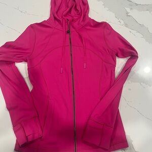 Women's Pink Hooded Jacket